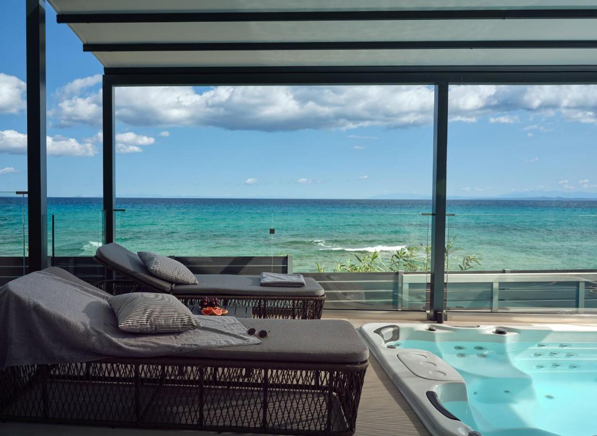 Blue View Villa - Coastal Elegance With Swim Spa, By Zantewize Alykanas  Exteriér fotografie